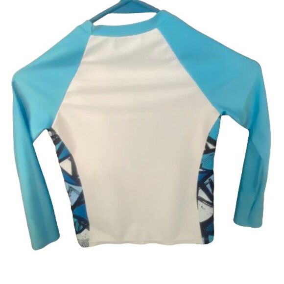 Boys T-Shirt Pullover Top Size 8 Y Shein Long Sleeve Surf Ski Beach Colorful - Picture 2 of 6